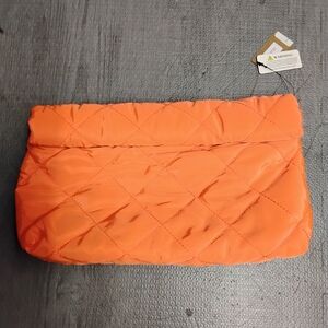 Orange Quilted Women's Bag